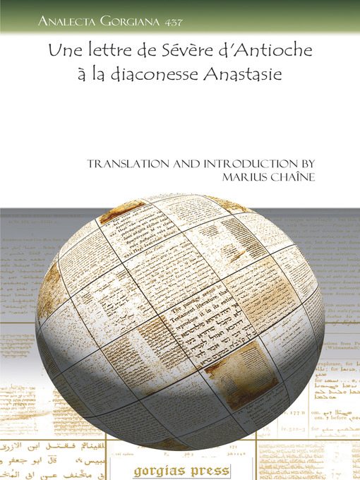 World Languages - Une lettre de Sévère d'Antioche à la diaconesse
